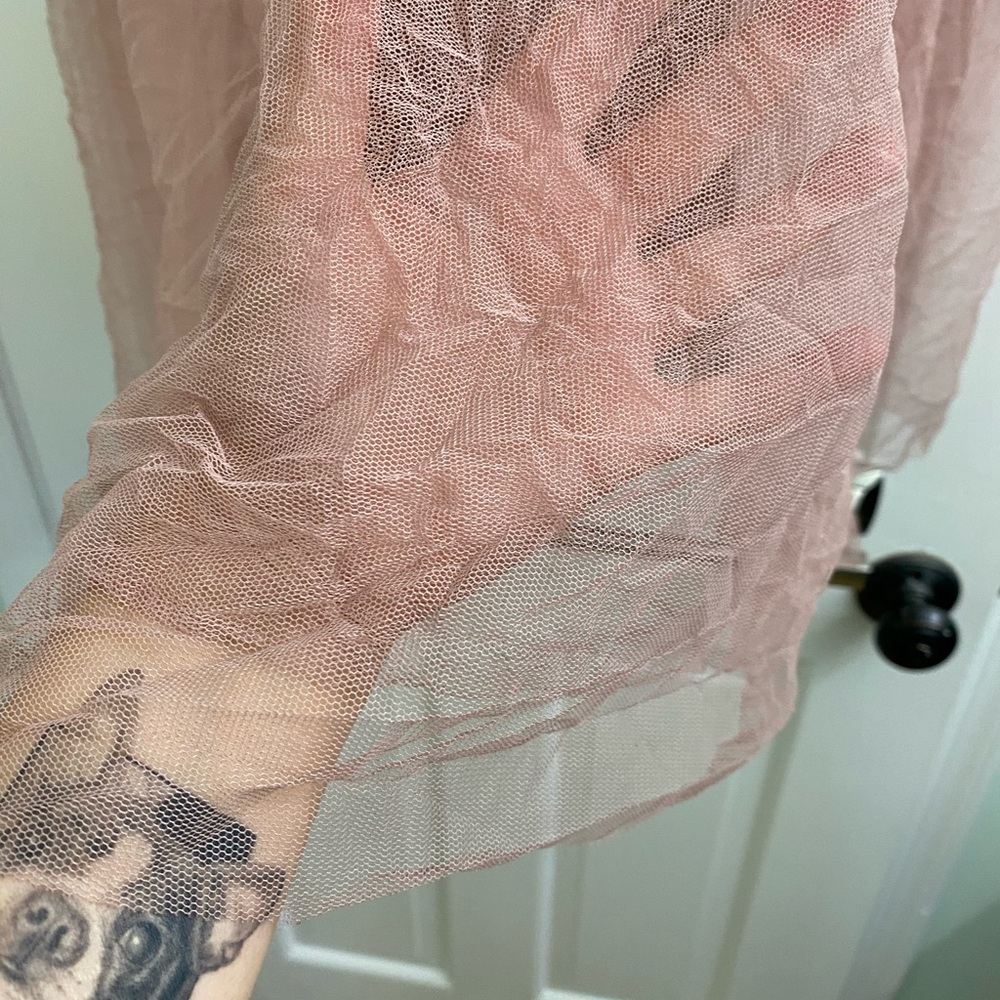 Free People Pink Tulle Skirt M - Picture 4 of 7